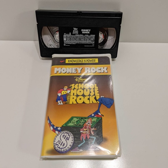 School House Rock, 3 VHS Lot (America Rock, Money Rock, Grammar Rock) - Disney - Picture 4 of 8